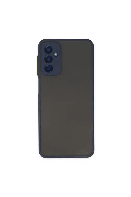 Samsung Galaxy M13 Kılıf Montreal Silikon Kapak - Lacivert