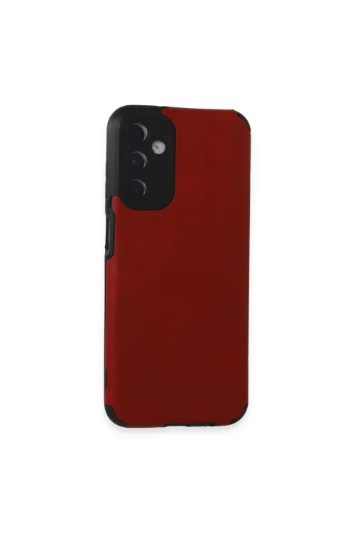 Samsung Galaxy M14 5g Kılıf Loop Deri Silikon - Kırmızı