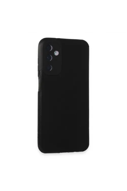 Samsung Galaxy M14 5g Kılıf Loop Deri Silikon - Siyah