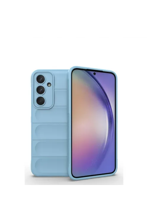 Samsung Galaxy M14 5g Kılıf Optimum Silikon - Sky Blue