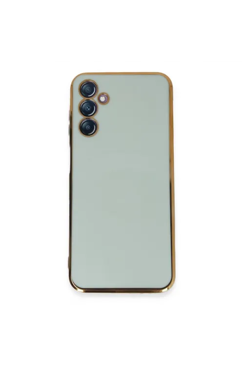 Samsung Galaxy M14 5g Kılıf Volet Silikon - Açık Yeşil