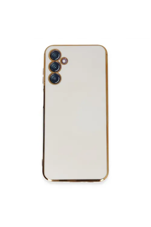 Samsung Galaxy M14 5g Kılıf Volet Silikon - Beyaz