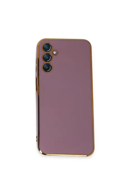 Samsung Galaxy M14 5g Kılıf Volet Silikon - Mor