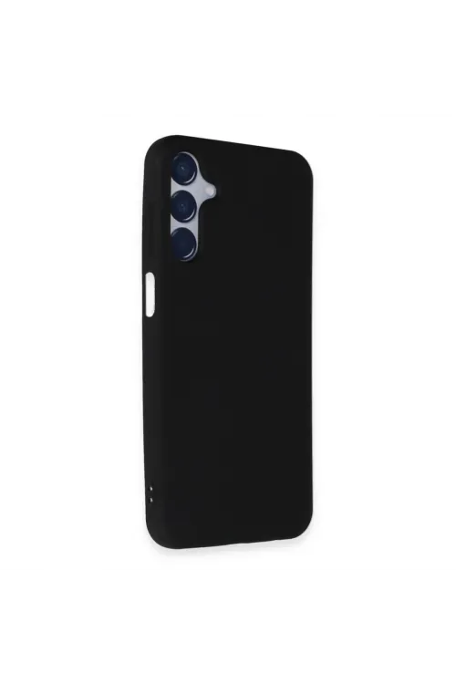 Samsung Galaxy M15 Kılıf First Silikon - Siyah