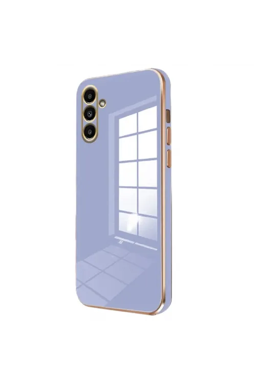 Samsung Galaxy M15 Kılıf Volet Silikon - Mavi