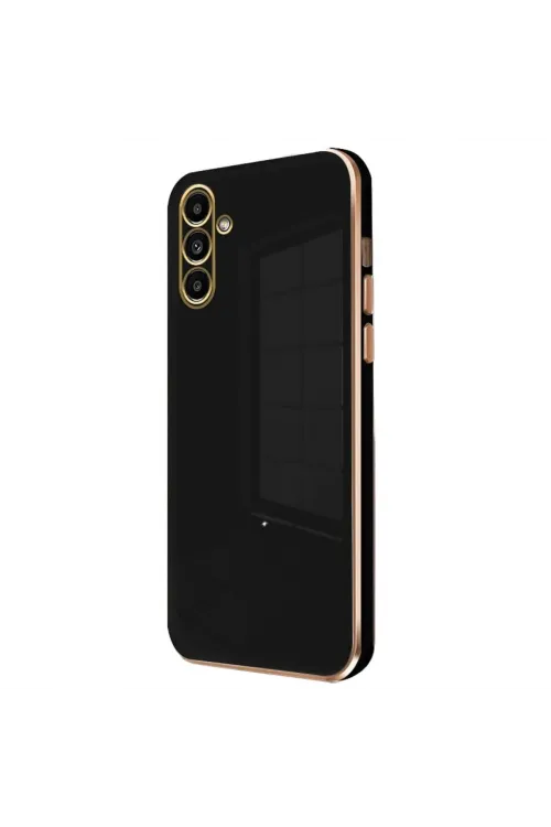 Samsung Galaxy M15 Kılıf Volet Silikon - Siyah