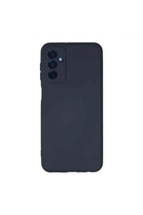 Samsung Galaxy M23 Kılıf Nano İçi Kadife Silikon - Lacivert