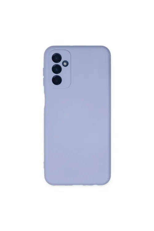 Samsung Galaxy M23 Kılıf Nano İçi Kadife Silikon - Lila