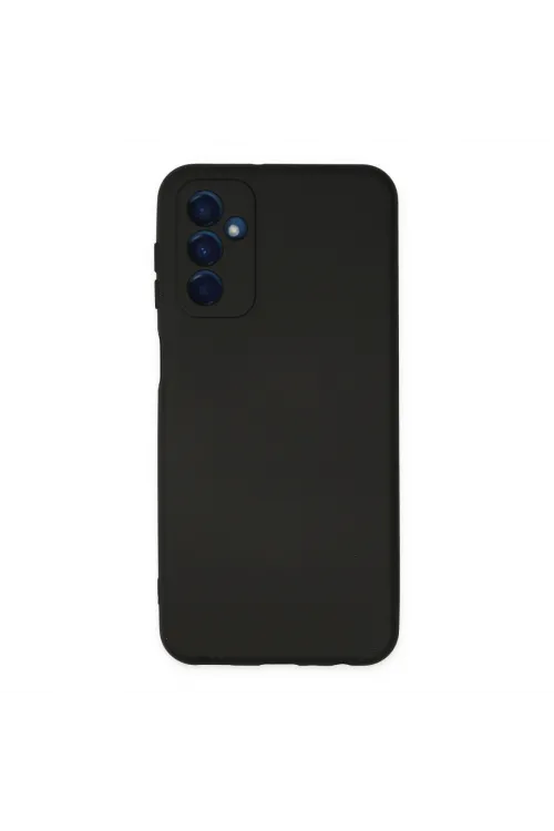 Samsung Galaxy M23 Kılıf Nano İçi Kadife Silikon - Siyah