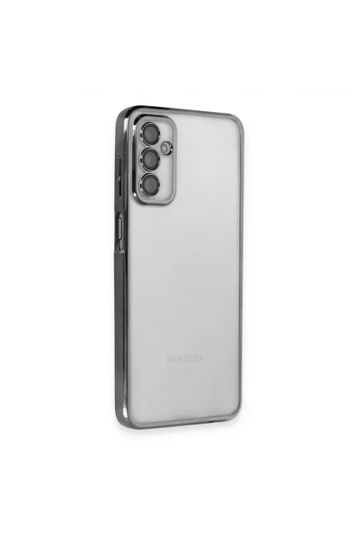 Samsung Galaxy M23 Kılıf Razer Lensli Silikon - Siyah