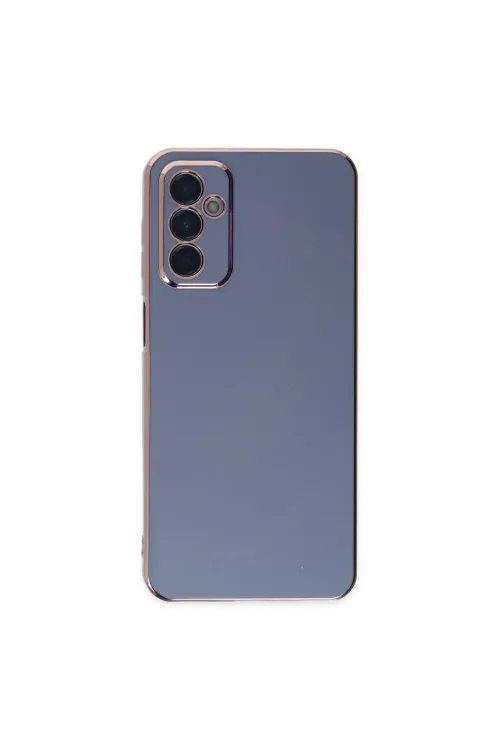 Samsung Galaxy M23 Kılıf Volet Silikon - Mavi
