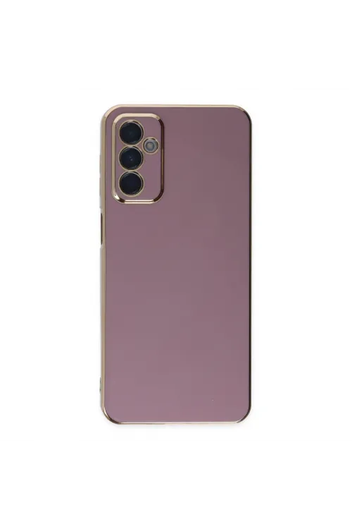 Samsung Galaxy M23 Kılıf Volet Silikon - Mor