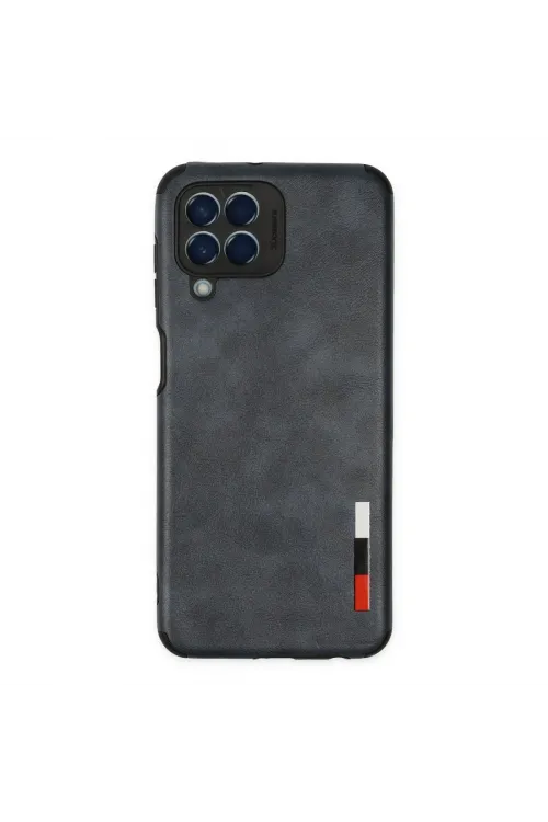 Samsung Galaxy M33 Kılıf Loop Deri Silikon - Lacivert
