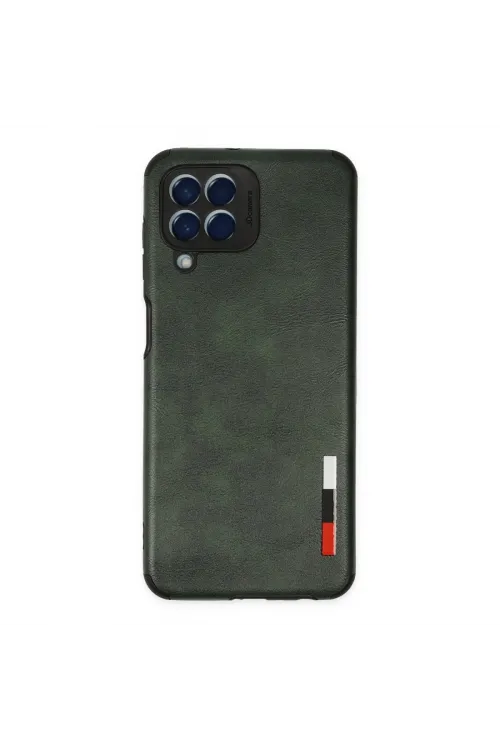Samsung Galaxy M33 Kılıf Loop Deri Silikon - Yeşil
