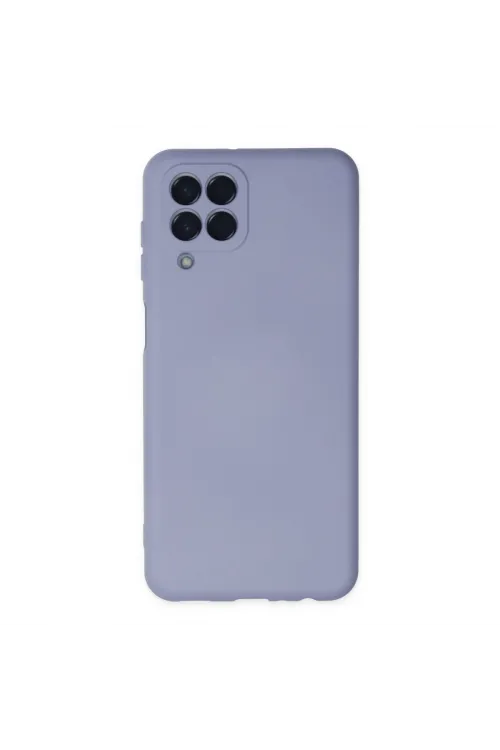 Samsung Galaxy M33 Kılıf Nano İçi Kadife Silikon - Lila