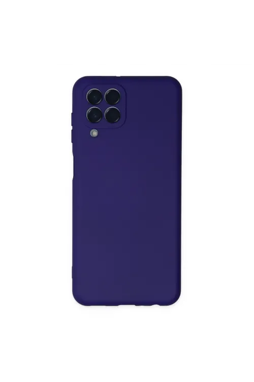 Samsung Galaxy M33 Kılıf Nano İçi Kadife Silikon - Mor