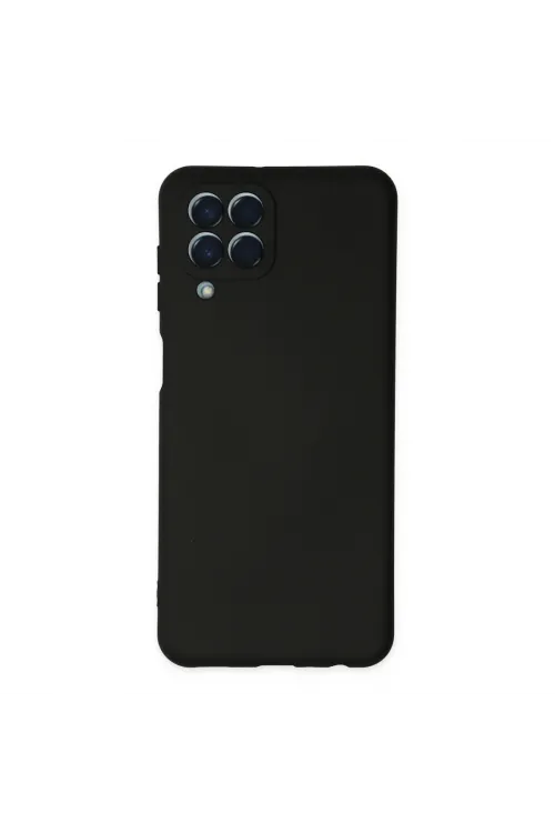 Samsung Galaxy M33 Kılıf Nano İçi Kadife Silikon - Siyah