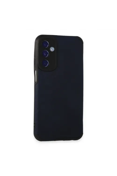 Samsung Galaxy M34 5g Kılıf Loop Deri Silikon - Lacivert