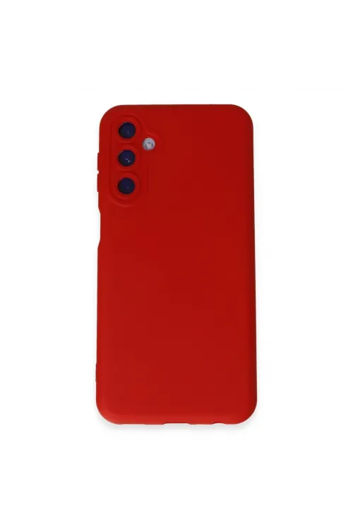 Samsung Galaxy M34 5g Kılıf Nano İçi Kadife Silikon - Kırmızı