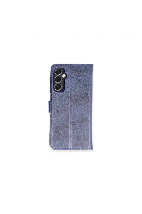 Samsung Galaxy M34 5g Kılıf Trend S Plus Kapaklı Kılıf - Lacivert