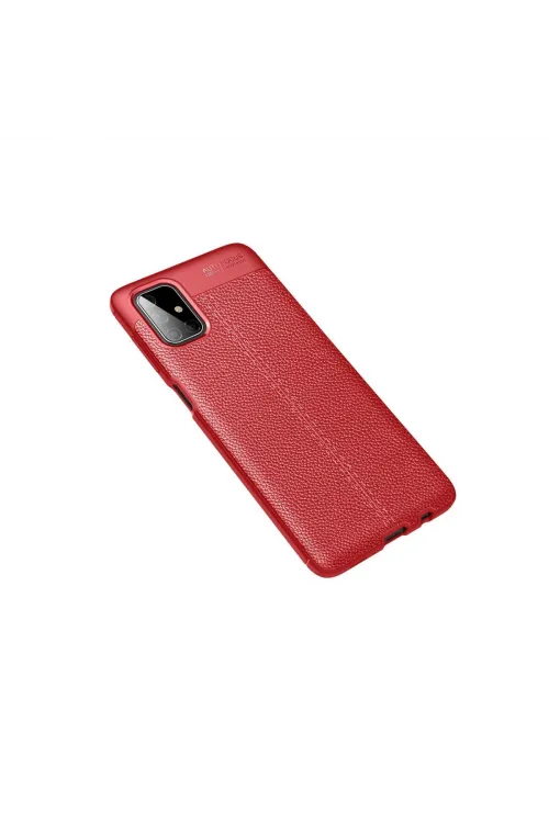Samsung Galaxy M51 Kılıf Auto Focus Kapak - Kırmızı