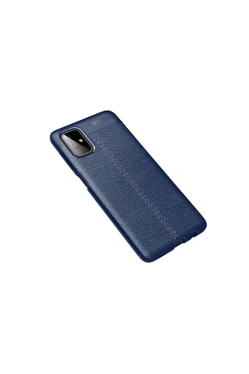 Samsung Galaxy M51 Kılıf Auto Focus Kapak - Lacivert