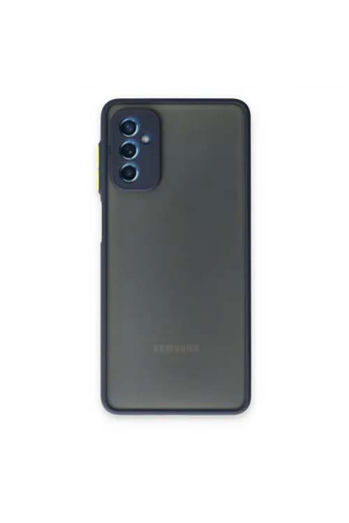 Samsung Galaxy M52 5g Kılıf Montreal Silikon Kapak - Lacivert