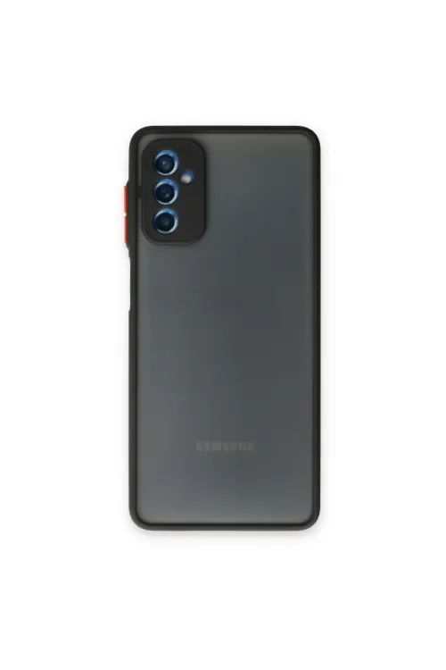 Samsung Galaxy M52 5g Kılıf Montreal Silikon Kapak - Siyah