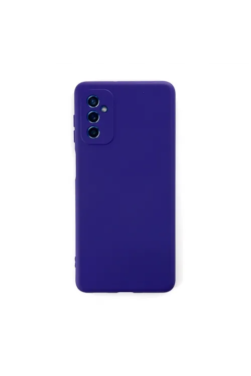 Samsung Galaxy M52 5g Kılıf Nano İçi Kadife Silikon - Mor