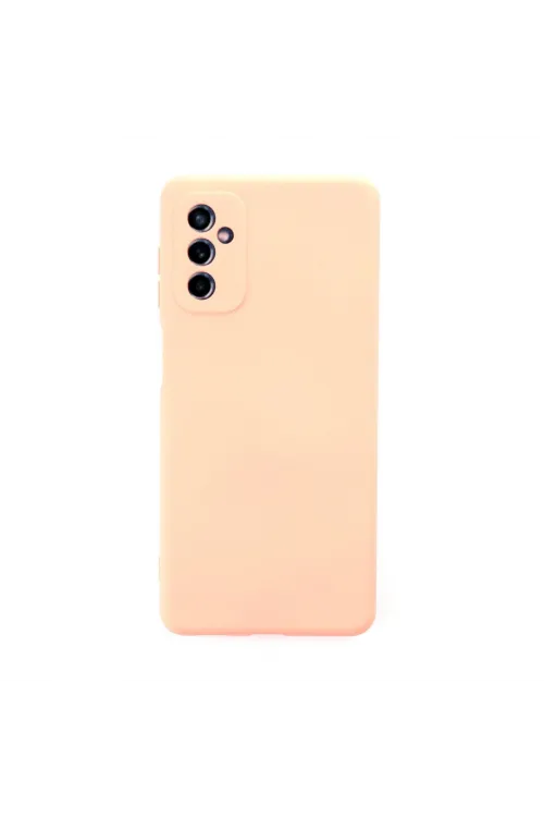Samsung Galaxy M52 5g Kılıf Nano İçi Kadife Silikon - Pudra