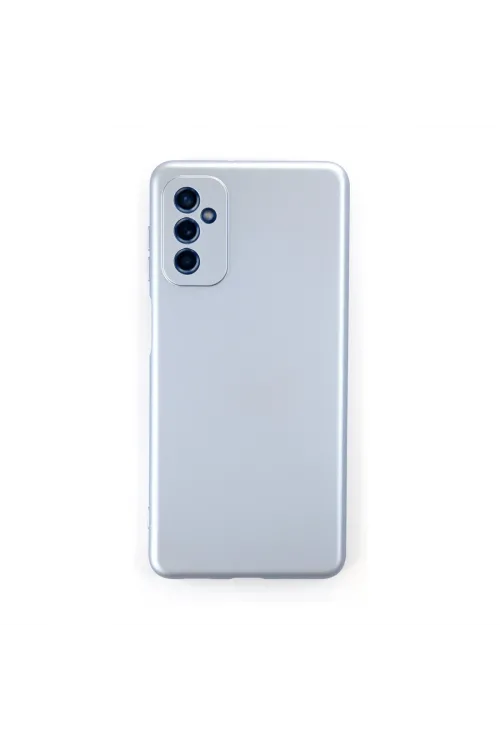 Samsung Galaxy M52 5g Kılıf Nano İçi Kadife Silikon - Sky Blue