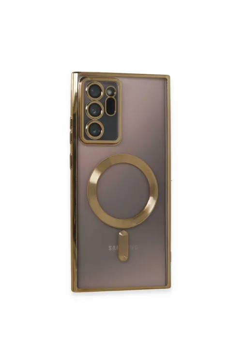 Samsung Galaxy Note 20 Ultra Kılıf Kross Magneticsafe Kapak - Gold