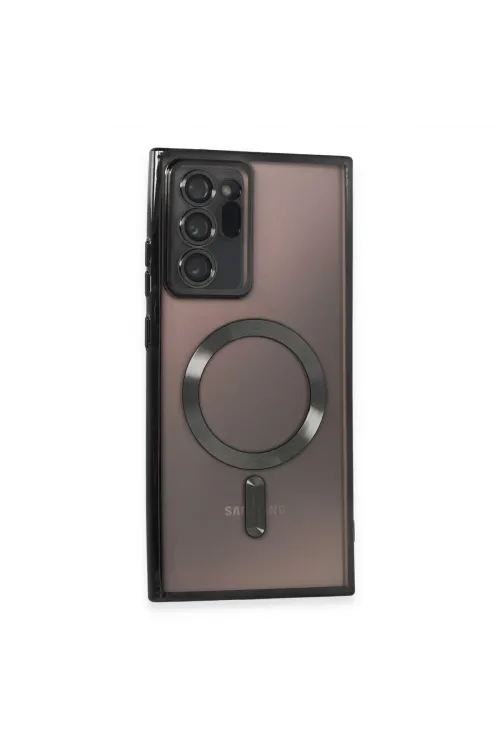Samsung Galaxy Note 20 Ultra Kılıf Kross Magneticsafe Kapak - Siyah