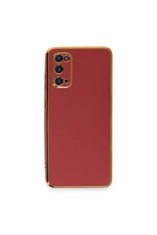 Samsung Galaxy S20 Kılıf Volet Silikon - Kırmızı