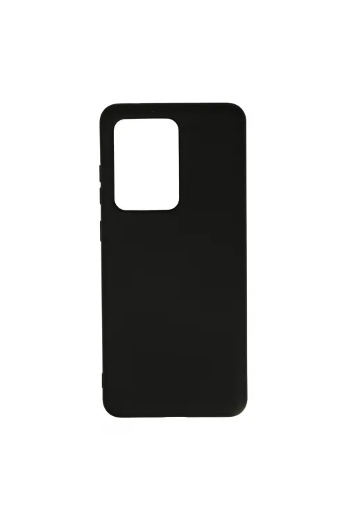 Samsung Galaxy S20 Ultra Kılıf Nano İçi Kadife Silikon - Siyah