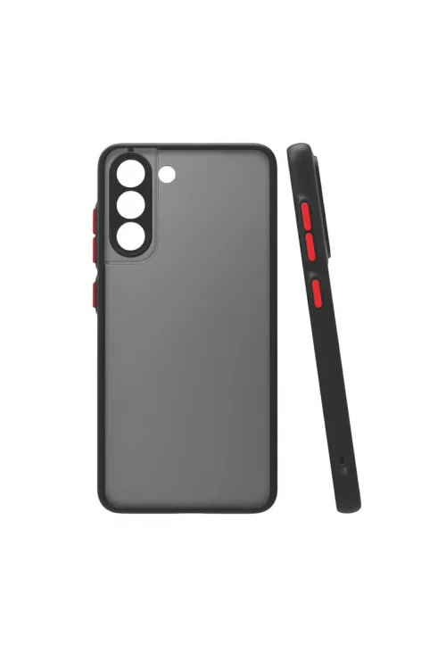 Samsung Galaxy S21 Fe Kılıf Montreal Silikon Kapak - Siyah