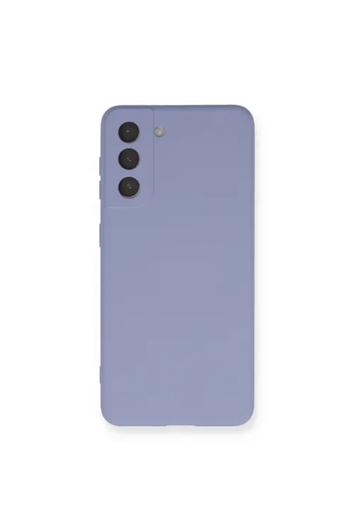 Samsung Galaxy S21 Kılıf Nano İçi Kadife Silikon - Lila