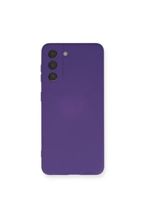 Samsung Galaxy S21 Kılıf Nano İçi Kadife Silikon - Mor