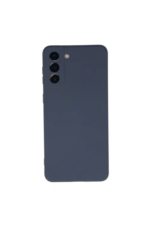 Samsung Galaxy S21 Plus Kılıf Nano İçi Kadife Silikon - Gri