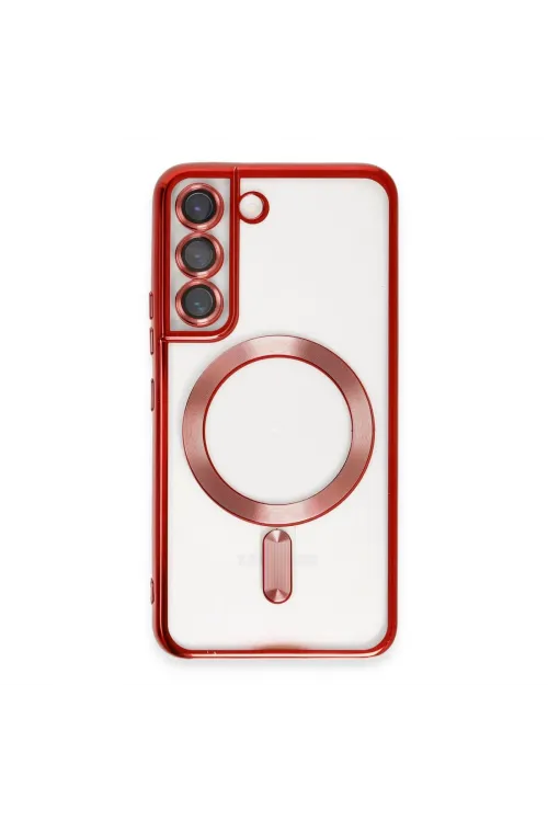 Samsung Galaxy S22 Kılıf Kross Magneticsafe Kapak - Kırmızı