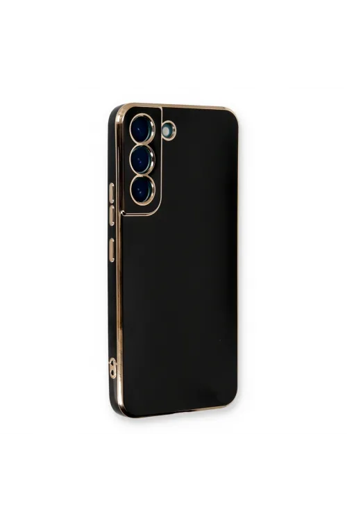 Samsung Galaxy S22 Plus Kılıf Volet Silikon - Siyah