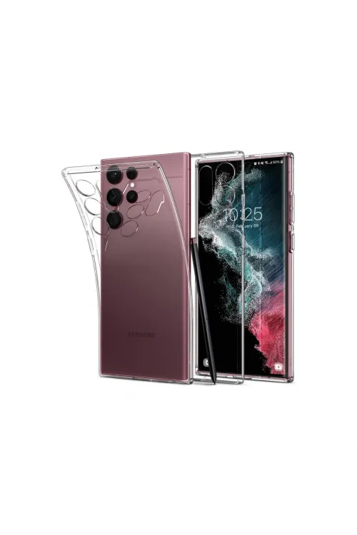 Samsung Galaxy S22 Ultra Kılıf Lüx Şeffaf Silikon