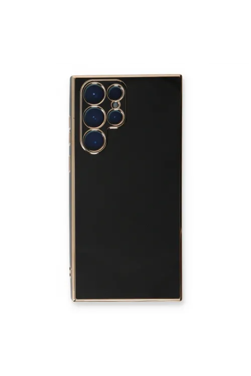 Samsung Galaxy S22 Ultra Kılıf Volet Silikon - Siyah