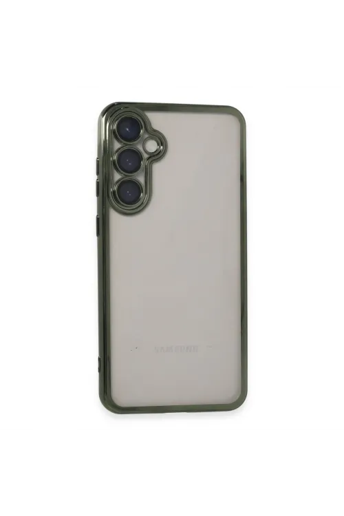 Samsung Galaxy S23 Fe Kılıf Razer Lensli Silikon - Yeşil