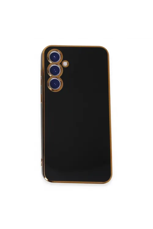 Samsung Galaxy S23 Fe Kılıf Volet Silikon - Siyah