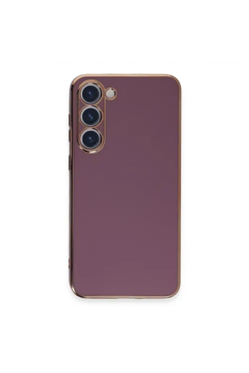 Samsung Galaxy S23 Kılıf Volet Silikon - Mor
