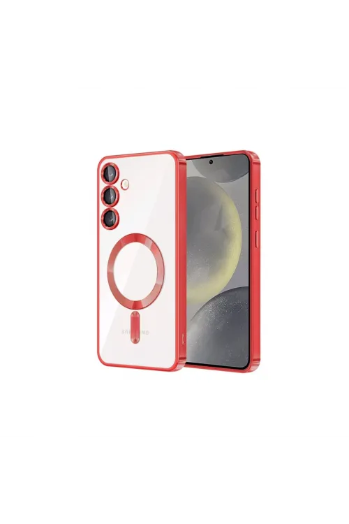 Samsung Galaxy S23 Plus Kılıf Kross Magneticsafe Kapak - Kırmızı