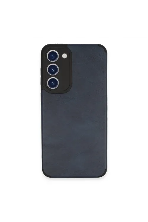 Samsung Galaxy S23 Plus Kılıf Loop Deri Silikon - Lacivert