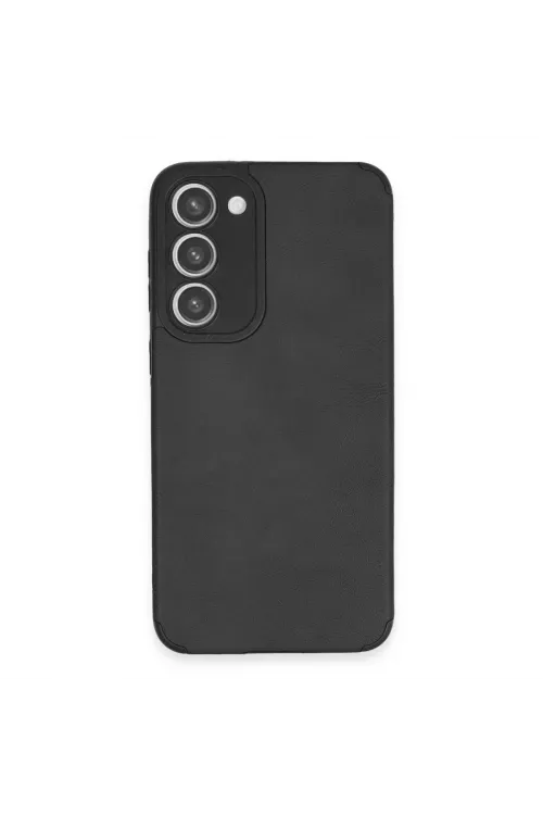 Samsung Galaxy S23 Plus Kılıf Loop Deri Silikon - Siyah