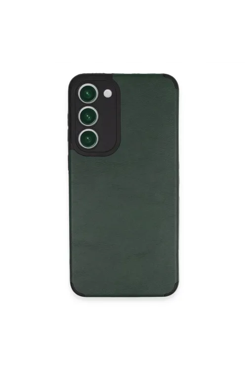 Samsung Galaxy S23 Plus Kılıf Loop Deri Silikon - Yeşil